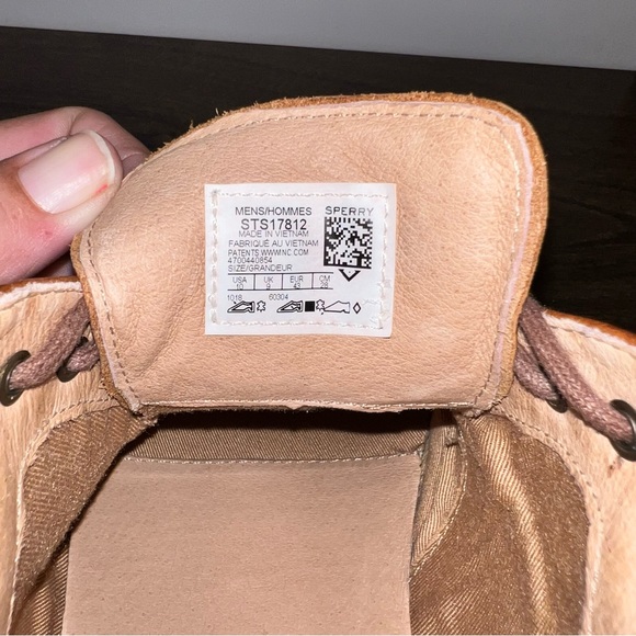 Sperry Shoes Men Size 10 Oxford Brown Leather Dress Boat - Picture 13 of 14